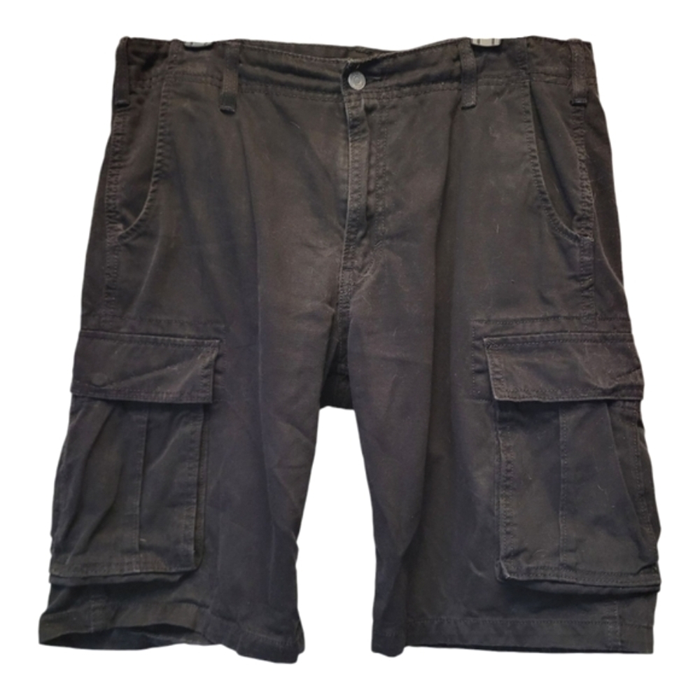Levi's Black Cargo Shorts Relaxed Fit - Size 32